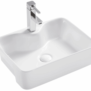 Hydroland Keramické umyvadlo na desku Andromeda 48x37 cm
