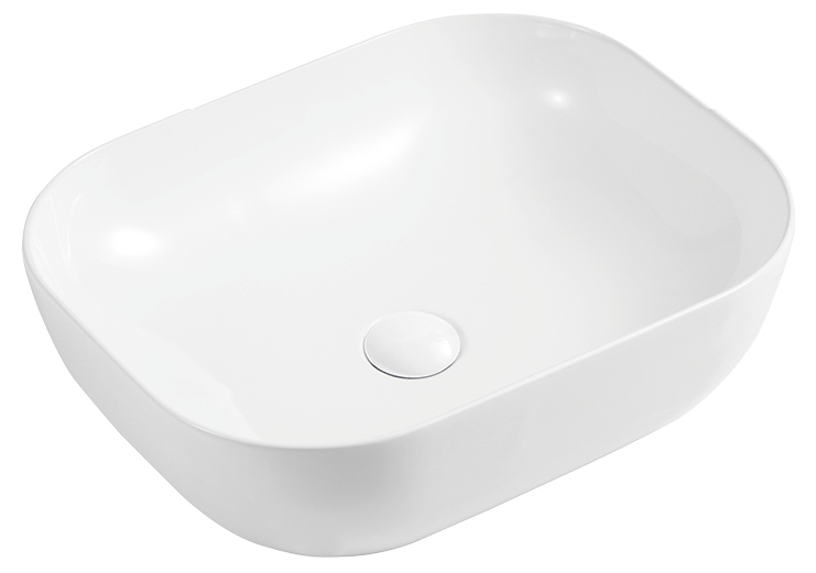 Hydroland Keramické umyvadlo na desku Aurora 49x39