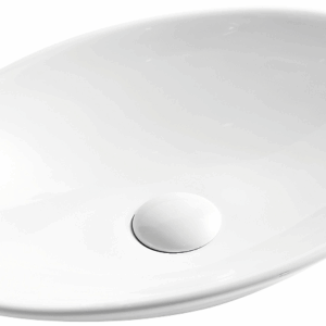 Hydroland Keramické umyvadlo na desku Elip 49x44 cm