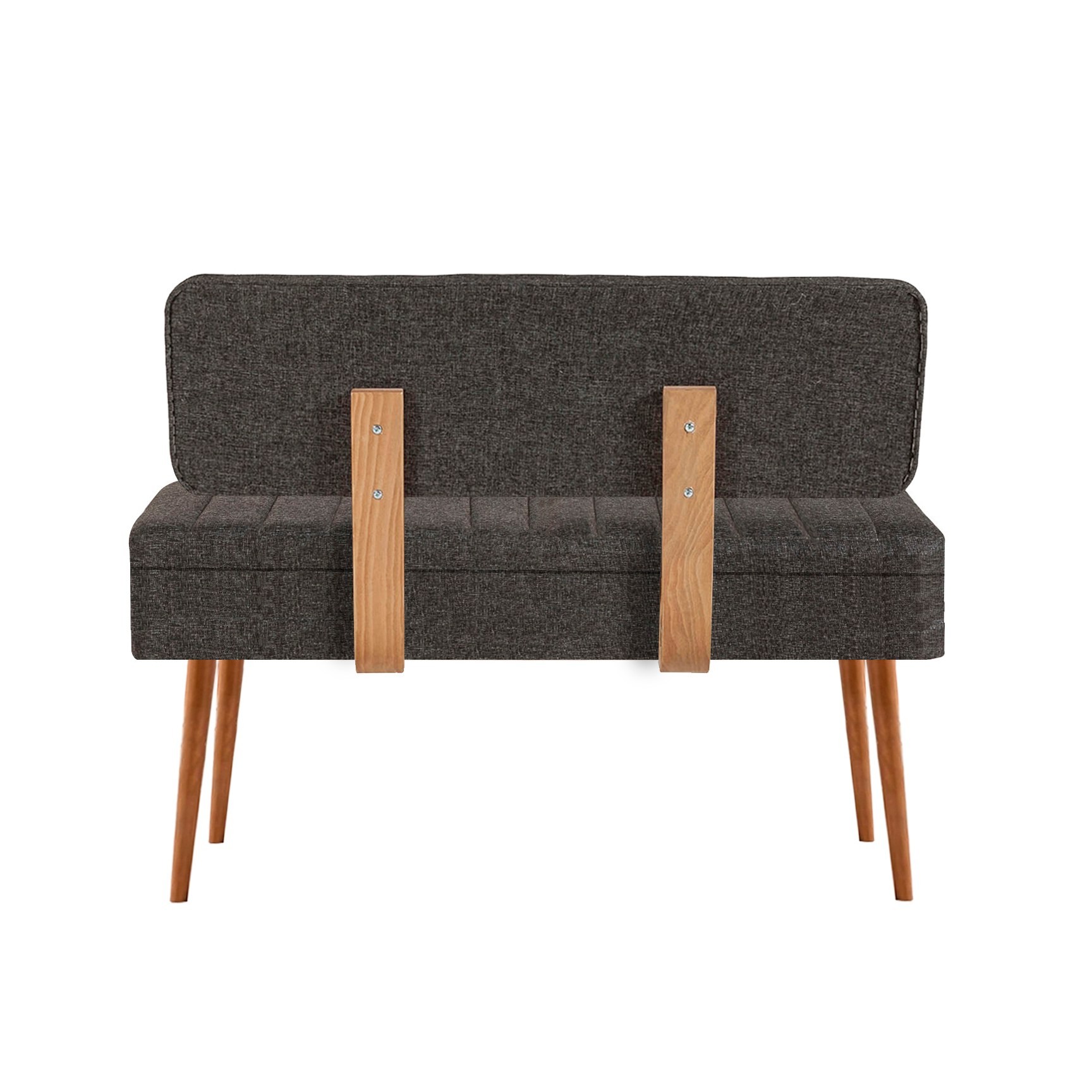 Kalune Design Lavice VINA II s úložným prostorem 110 cm borovice atlantic/antracitová - Obrázek 2