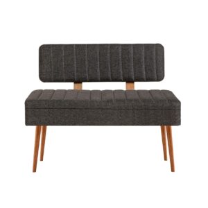 Kalune Design Lavice VINA II s úložným prostorem 110 cm borovice atlantic/antracitová