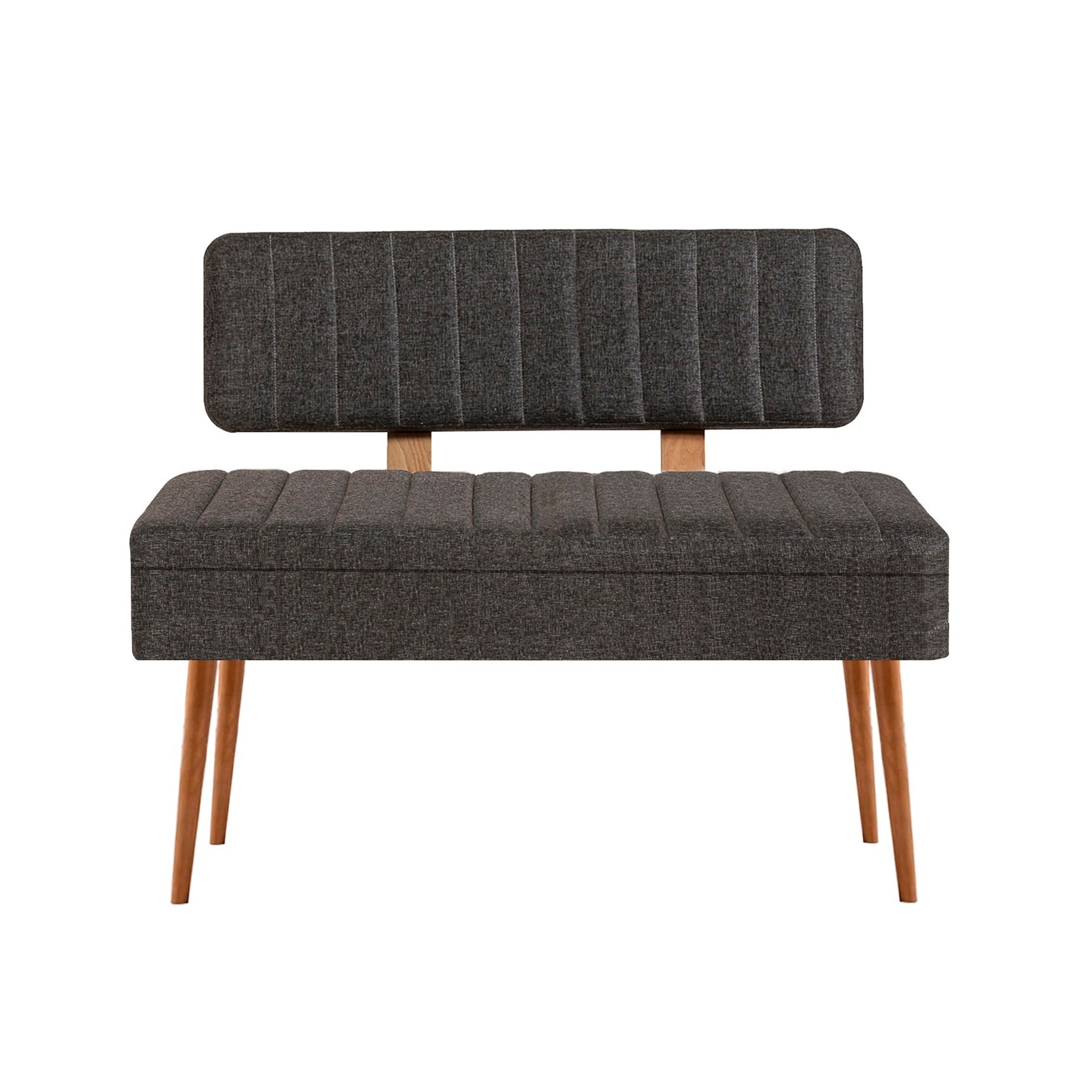 Kalune Design Lavice VINA II s úložným prostorem 110 cm borovice atlantic/antracitová