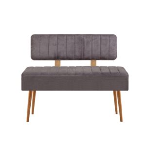 Kalune Design Lavice VINA II s úložným prostorem 110 cm borovice atlantic/antracitově šedá