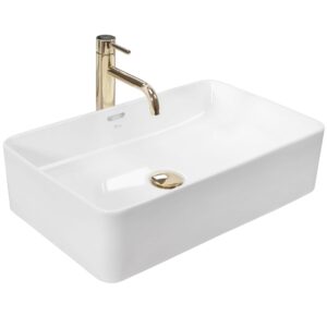 Keramické umyvadlo na desku REA BERTA 56x35