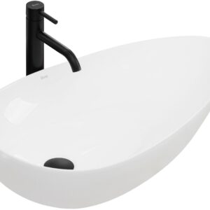 Keramické umyvadlo na desku REA GRETA WHITE 77x42