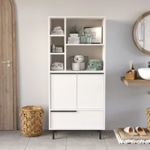 Koupelnová skříňka Houseland Dolabis bílá