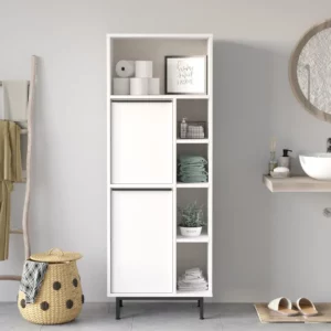 Koupelnová skříňka Houseland Dolby bílá