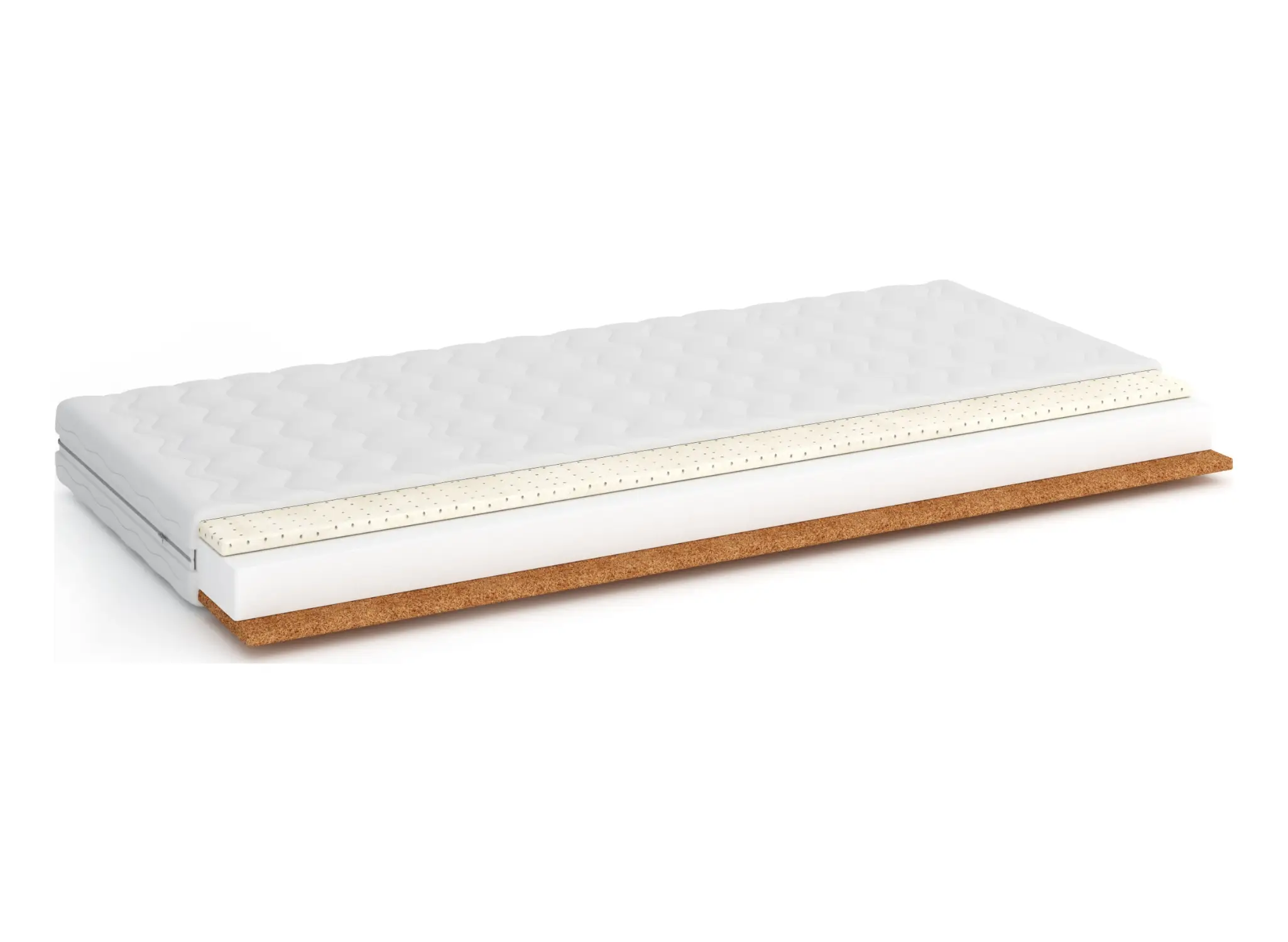 Legno Pěnová matrace Cream 11 cm s kokosem a latexovou pěnou středně tvrdá Rozměr (cm): 120x200 - Obrázek 2