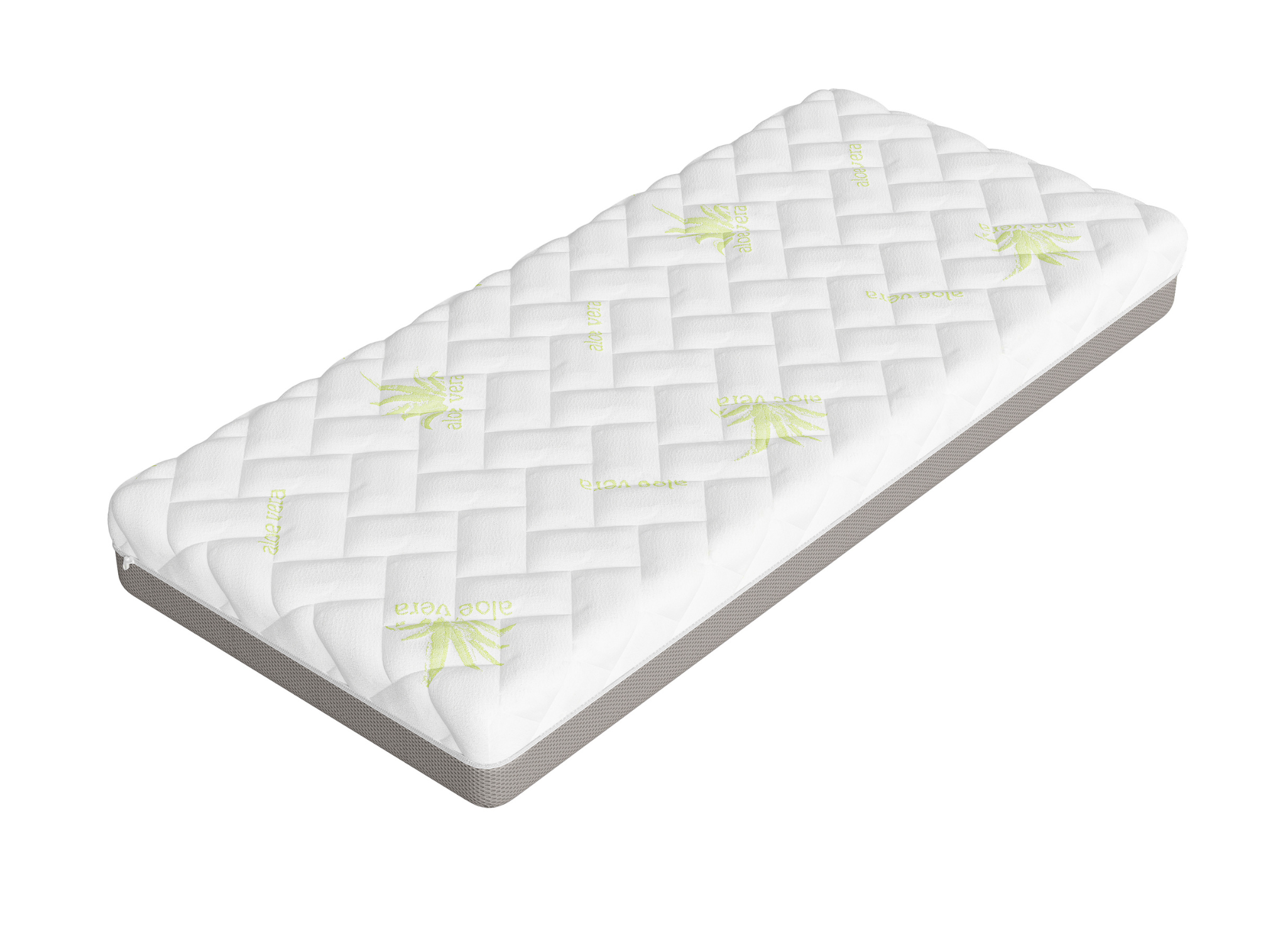Legno Pěnová matrace Fitted 13 cm s paměťovou pěnou a aloe vera potahem