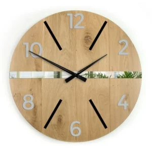 ModernClock Nástěnné hodiny Akselo hnědé