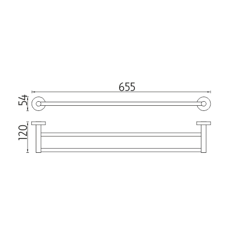 66 cm UNIX ČERNÁ - UNC 13061D-90