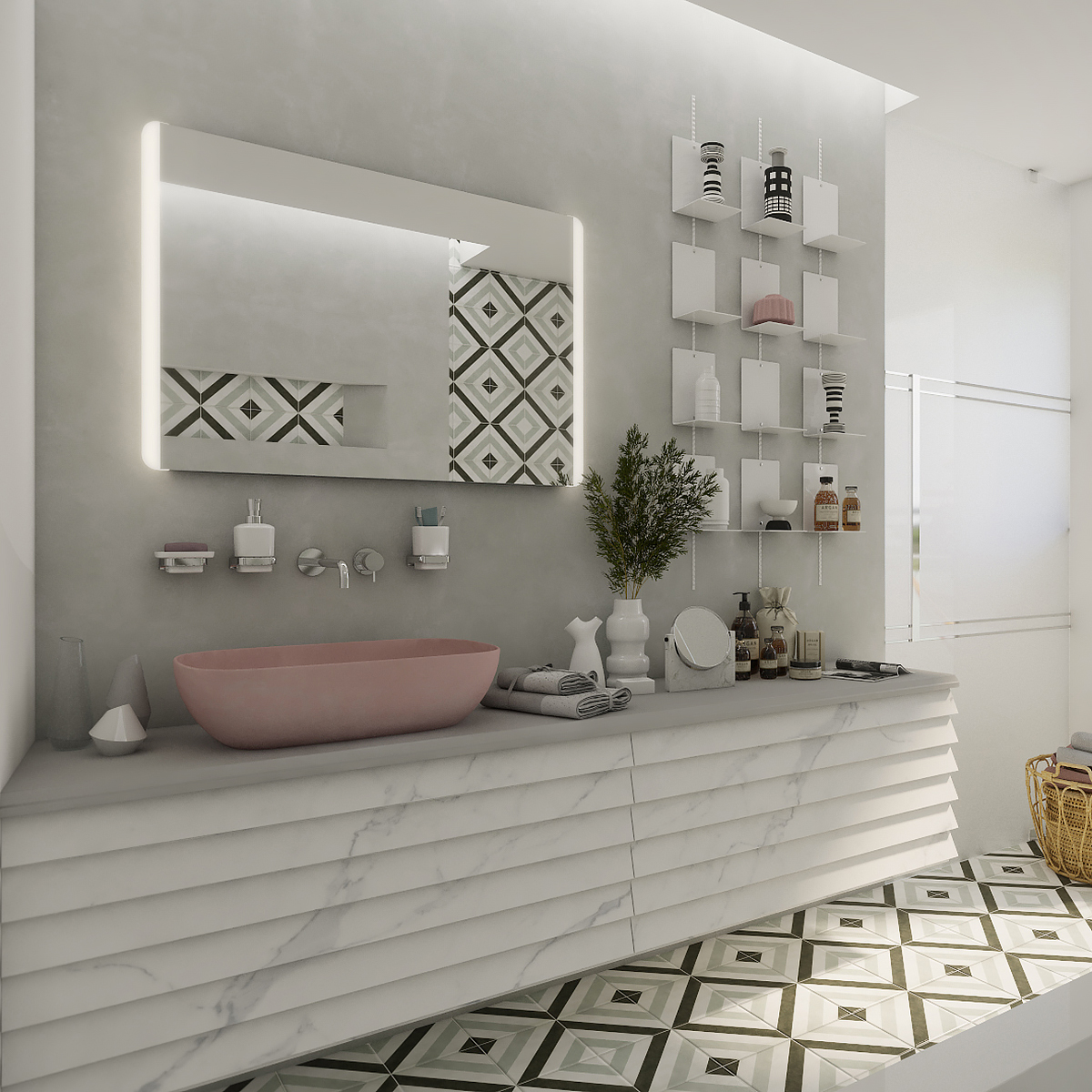 Nimco LED zrcadlo 1000x700 - ZP 17004 - Obrázek 2