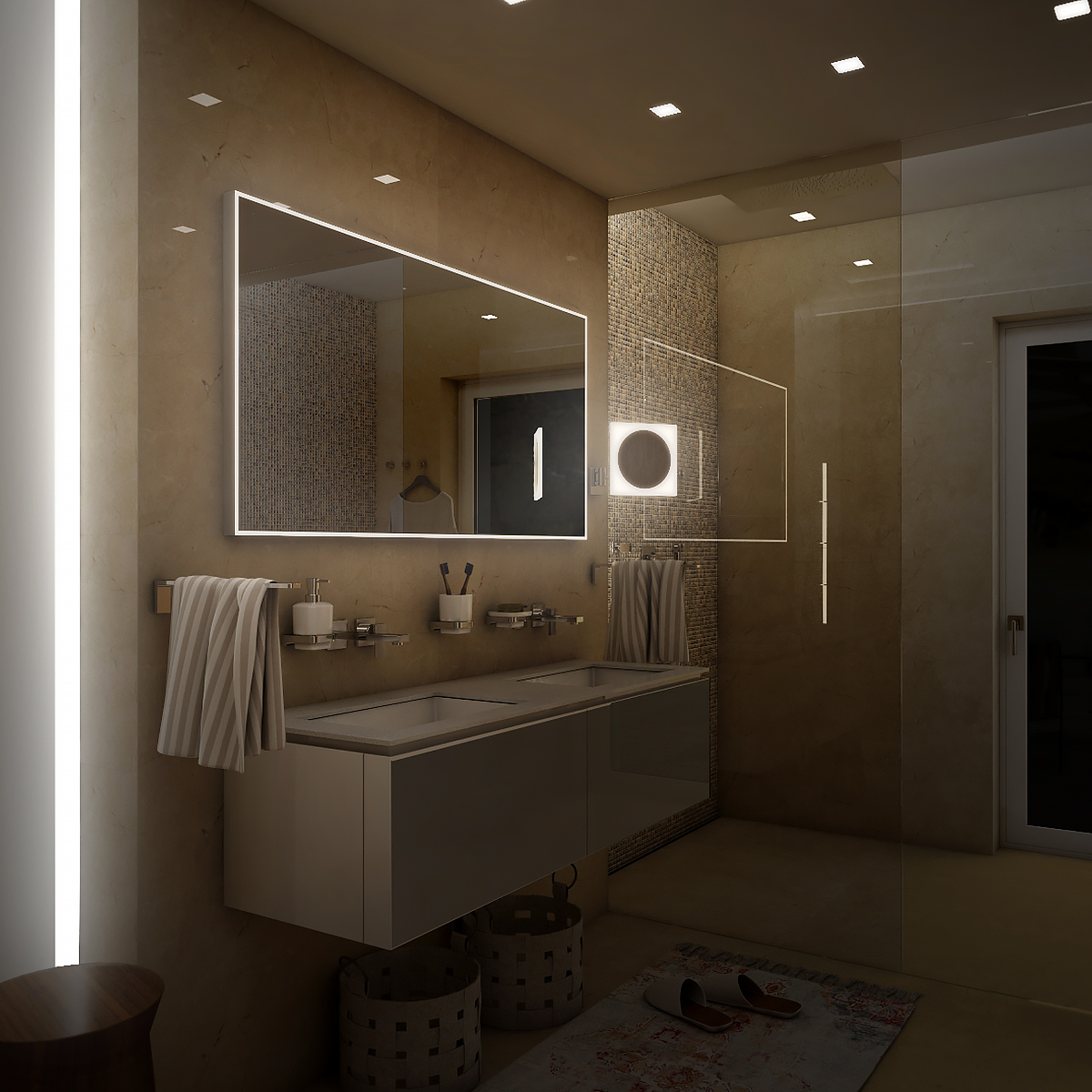 Nimco LED zrcadlo 1400x700 - ZP 13008 - Obrázek 2