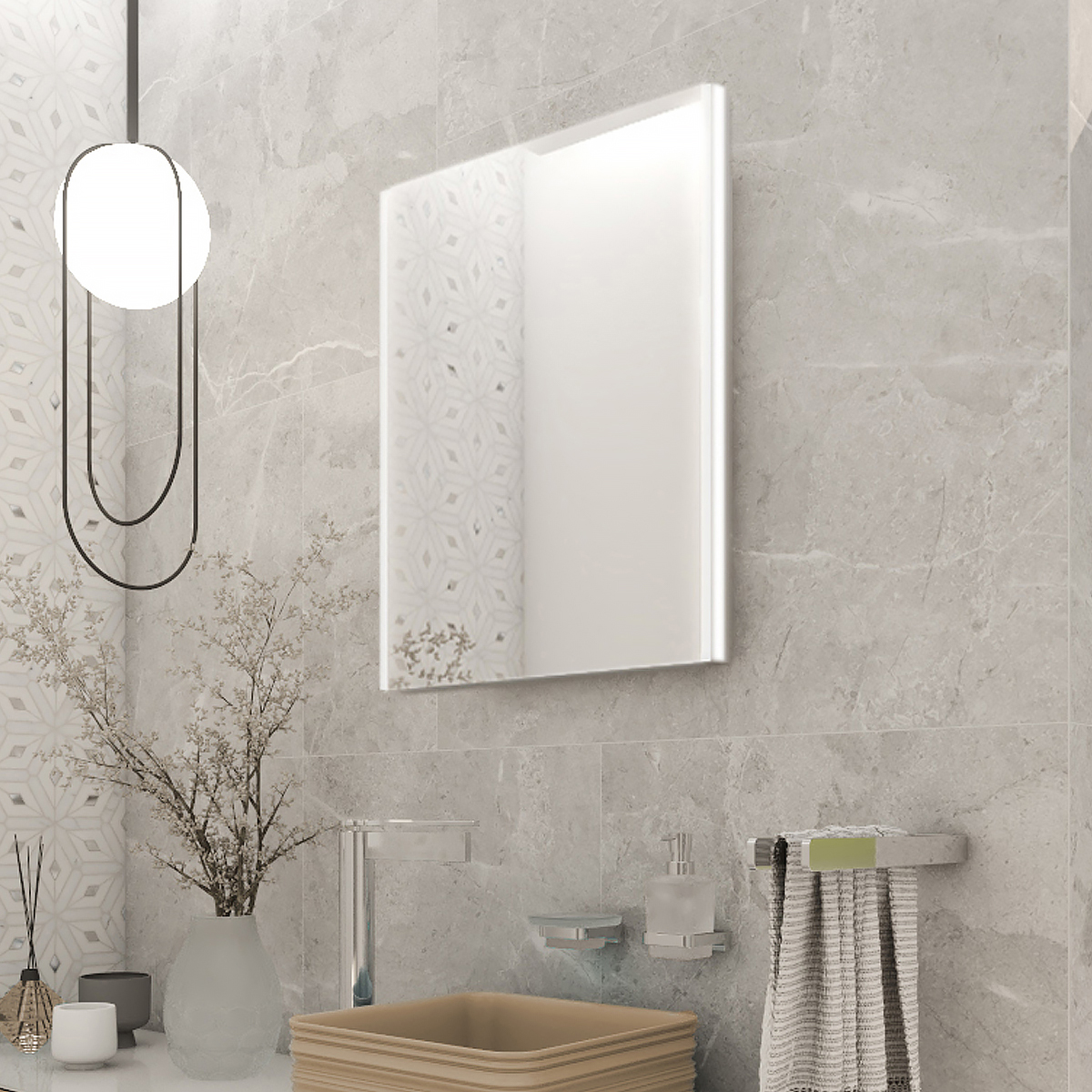 Nimco LED zrcadlo 400x600 - ZP 9000