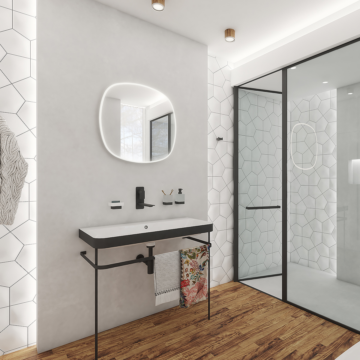 Nimco Oválné LED zrcadlo pr. 700 - ZP 27001R - Obrázek 2