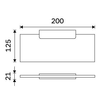 20 cm MAYA černá - MAC X320-C-90