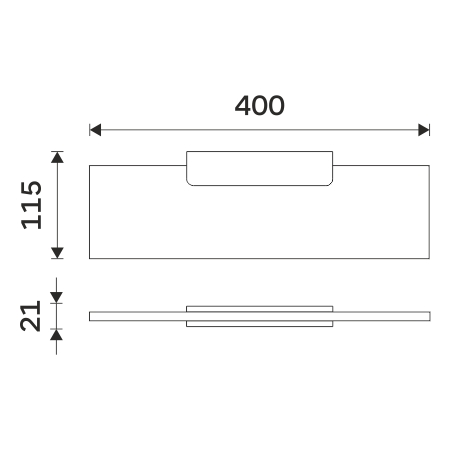 40 cm MAYA černá - MAC X340-C-90