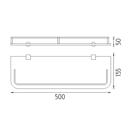 50 cm BORMO - BR 11091AX-50-26