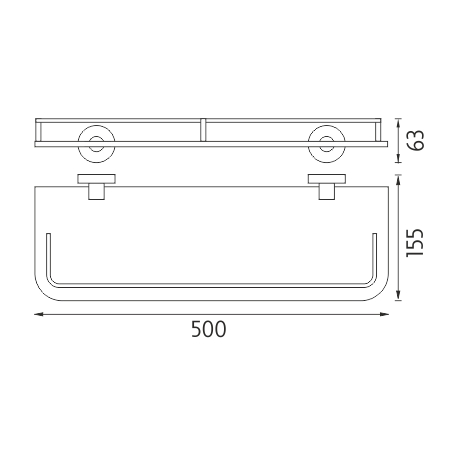 50 cm UNIX - UN 13091AX-50-26