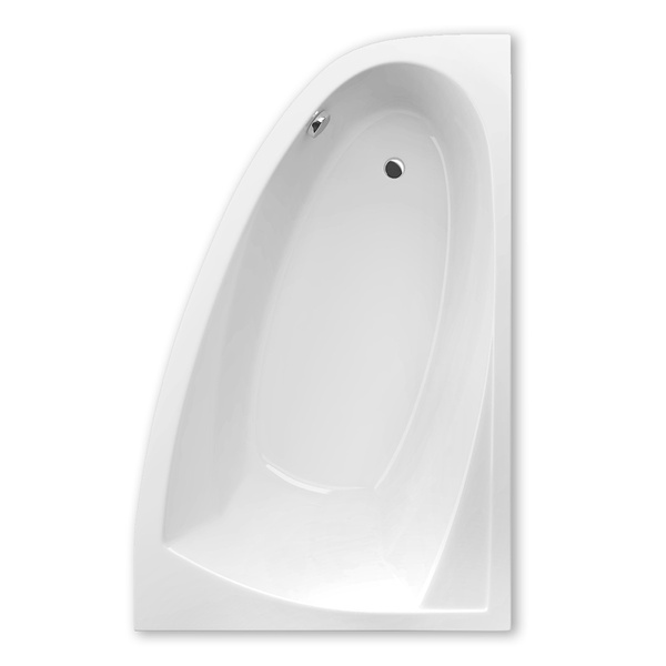 Roltechnik Outlet Asymetrická akrylátová vana iBATH ASYMMETRIC NEO Varianta: rozměry: 160x100 cm