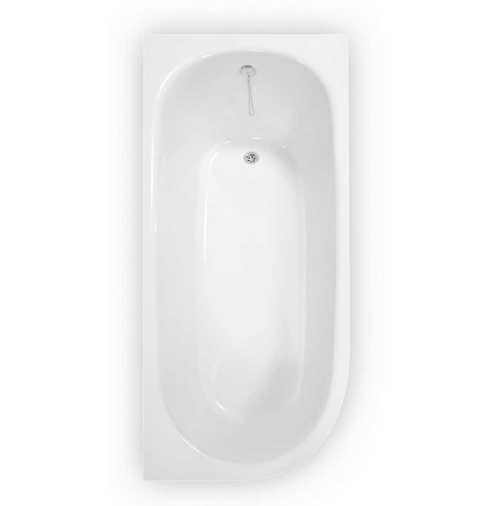 Roltechnik Outlet Obdélníková vana z litého mramoru STONE LONG 168x75 cm