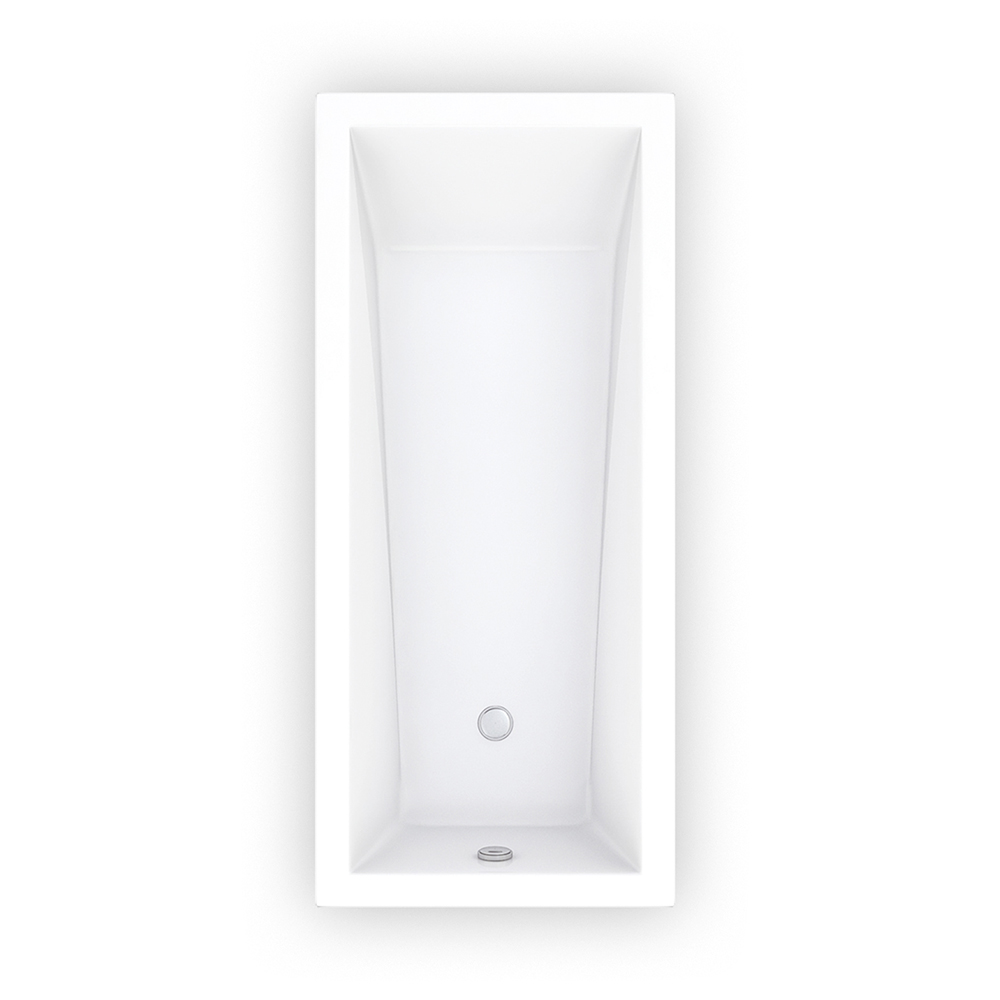Roth Obdélníková akrylátová vana s extra tenkým lemem KUBIC NEO SLIM Varianta: rozměry: 150x70 cm - (KUBIC NEO SLIM 150x70 - 9300SLM)