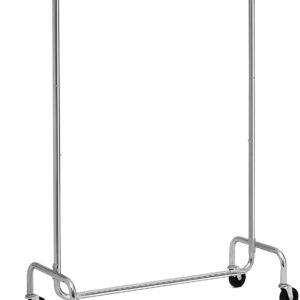 SONGMICS Stojan na šaty pojízdný chromový 130 Kg