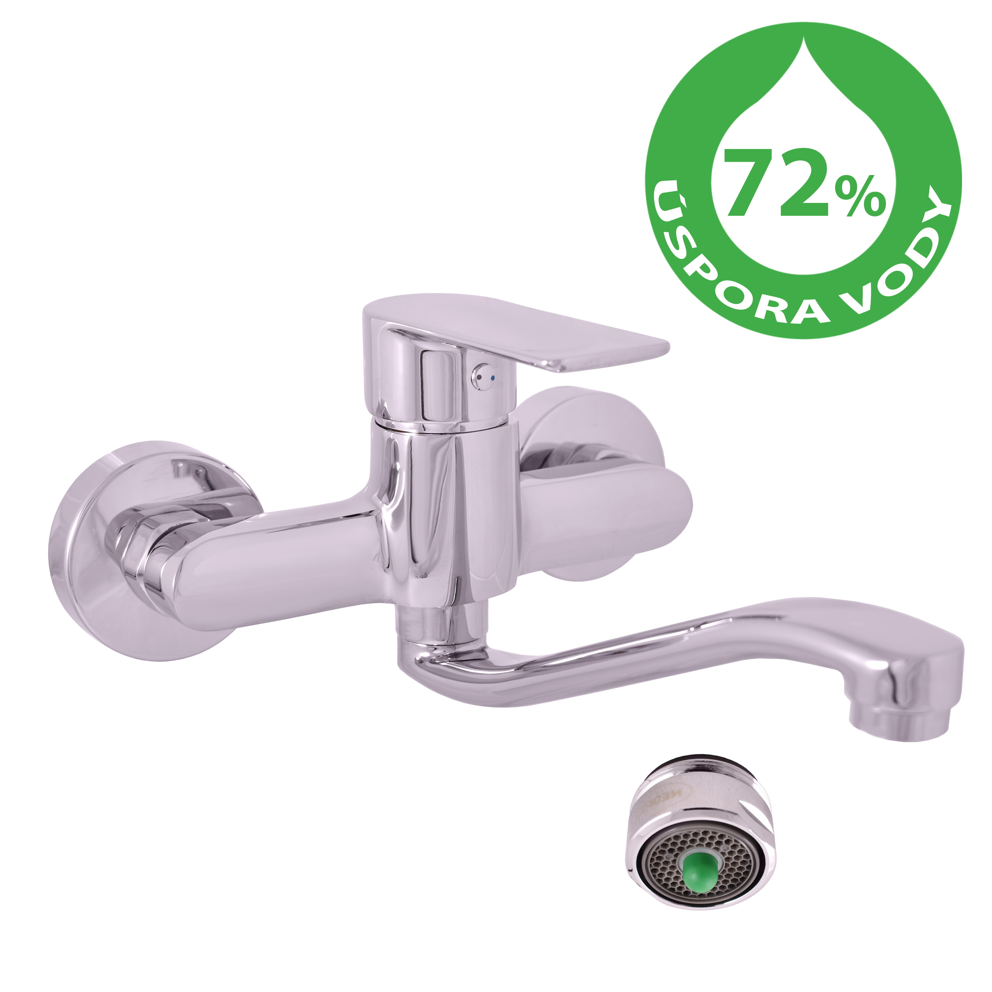 Slezák - RAV Umyvadlová/dřezová baterie VLTAVA ECO - VTE401.x/26