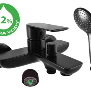 Slezák - RAV Vanová baterie VLTAVA ECO se sprchovým setem - VTE454.5/1CMAT