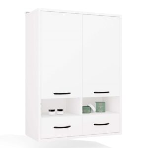 TP Living Horní závěsná koupelnová skříňka Nina 66 cm bílá
