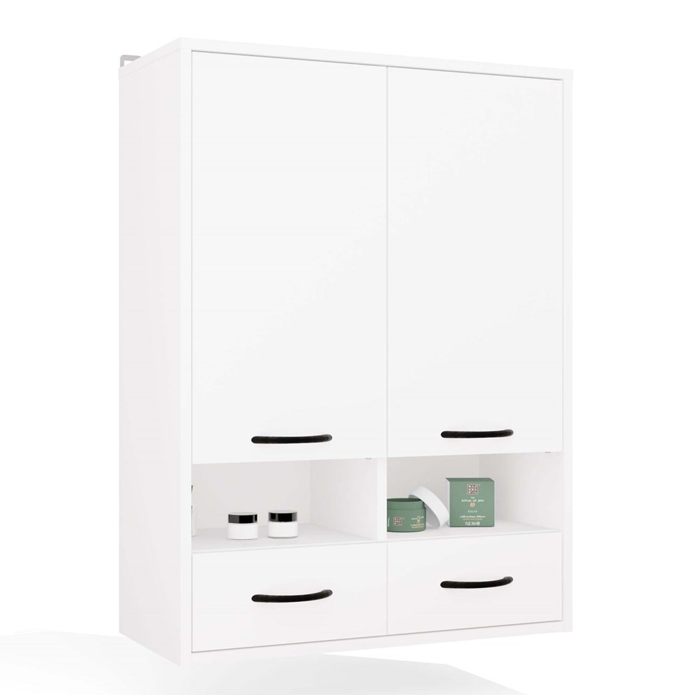 TP Living Horní závěsná koupelnová skříňka Nina 66 cm bílá