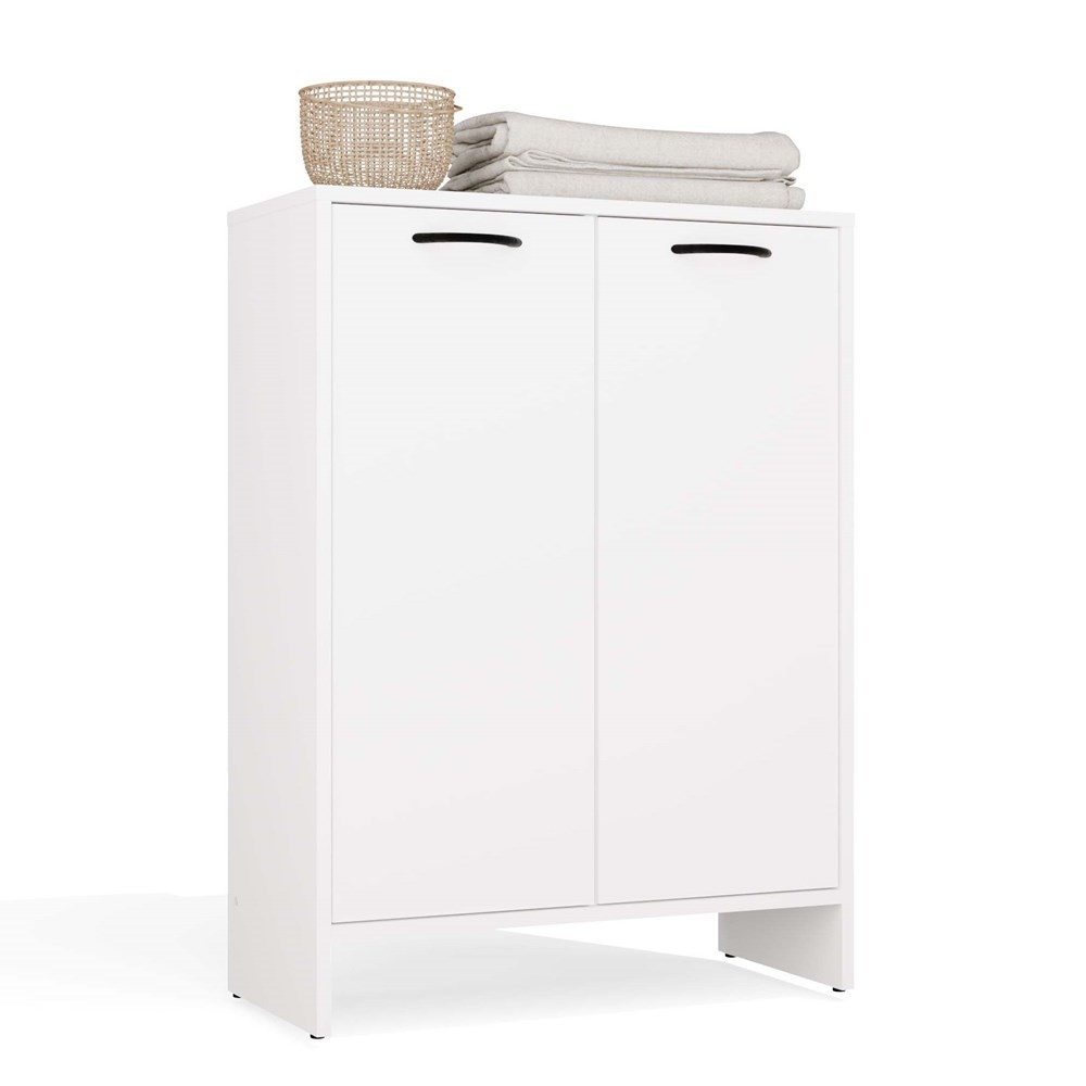 TP Living Spodní koupelnová skříňka s košem na prádlo Nina 66 cm bílá