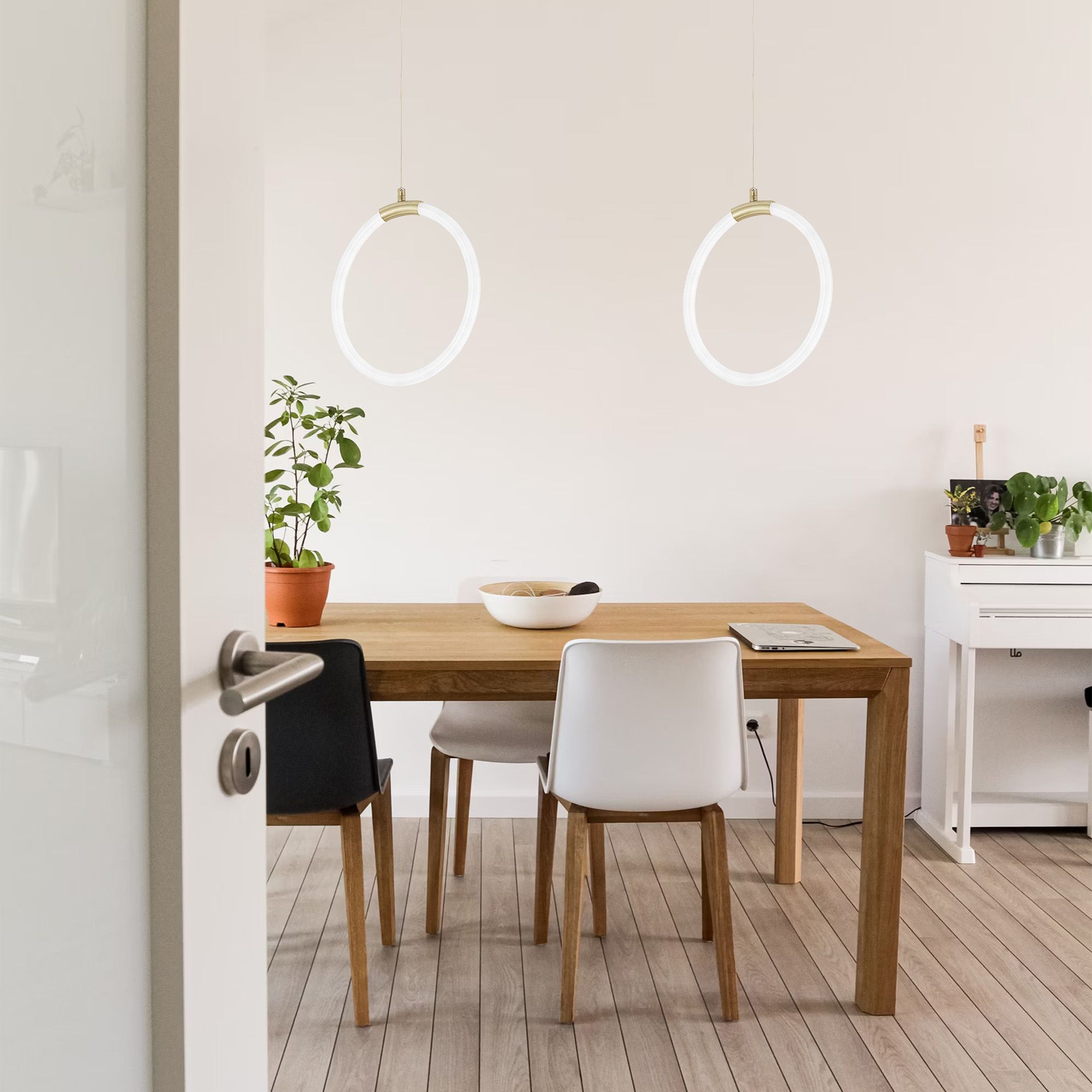 Toolight Designové LED osvětlení Circle-3 G020-CP zlaté - Obrázek 2