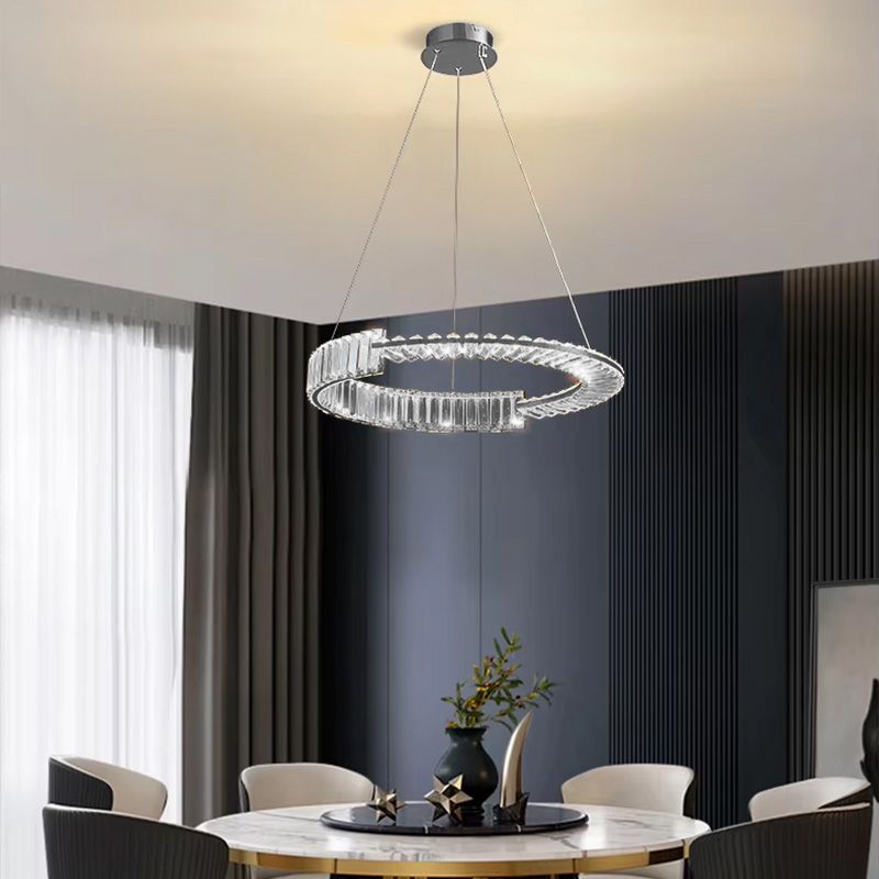 Toolight Designové LED osvětlení Crystal + dálkové ovládání APP1527-CP40 CHROME - Obrázek 2