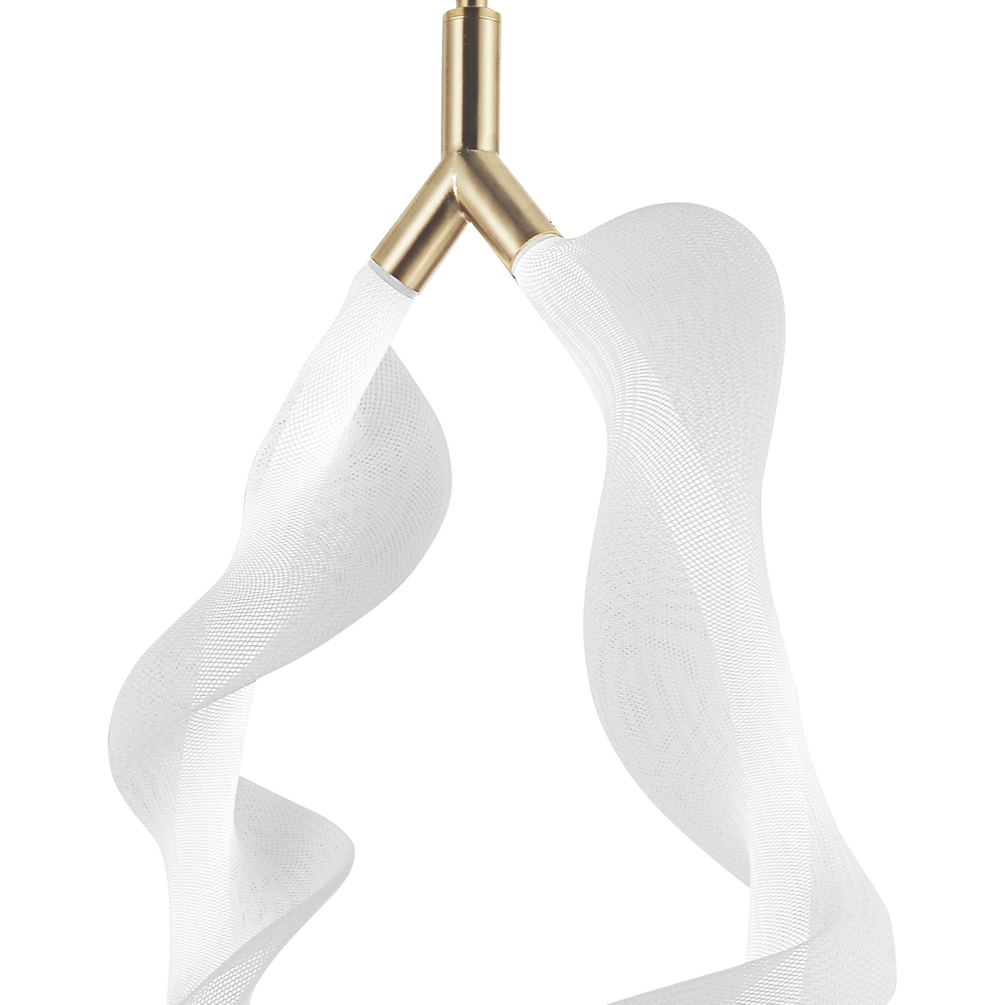 Toolight Designové LED osvětlení G013-1CP zlatá/bílá - Obrázek 2