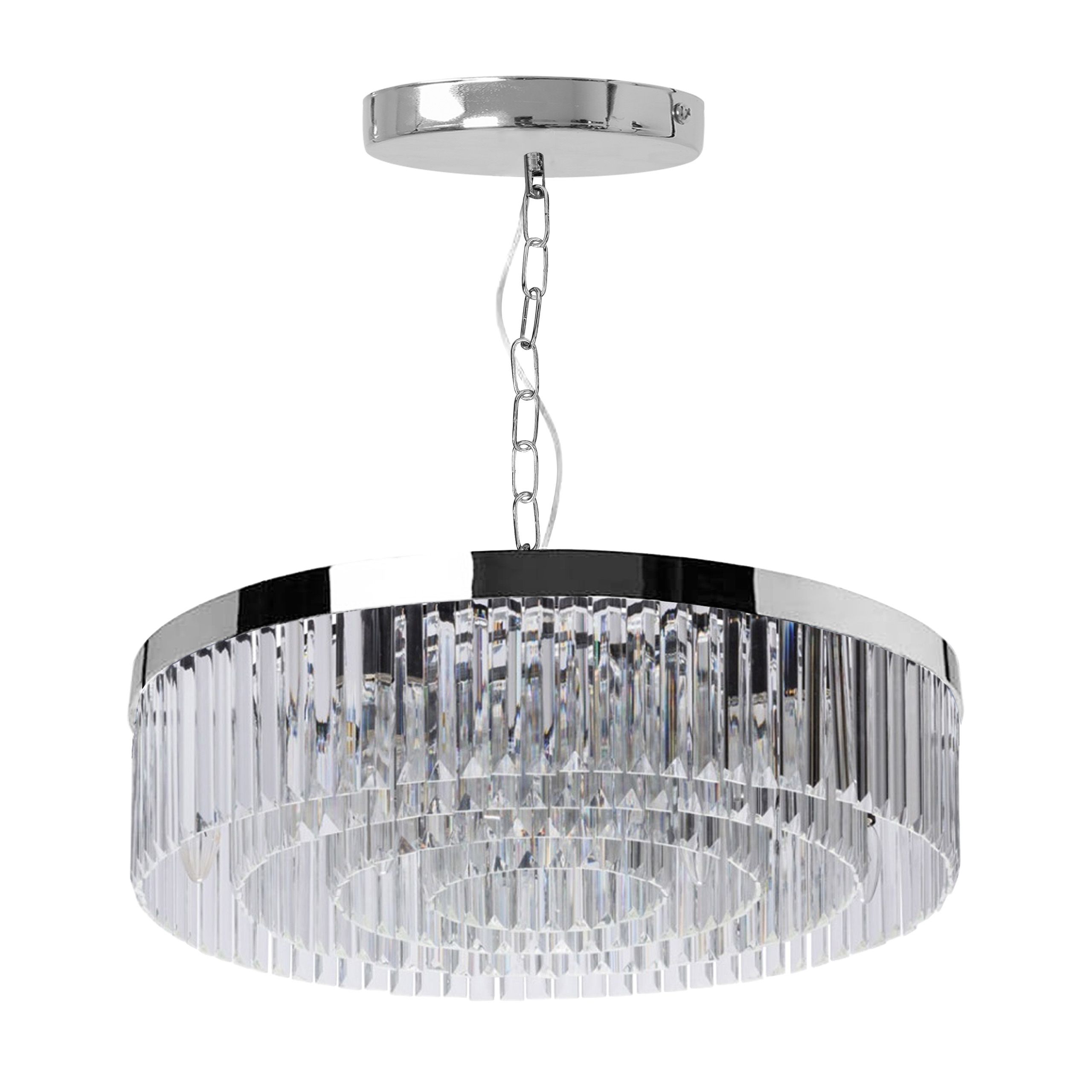 Toolight Designové osvětlení Crystal APP1532-8CP Chrome