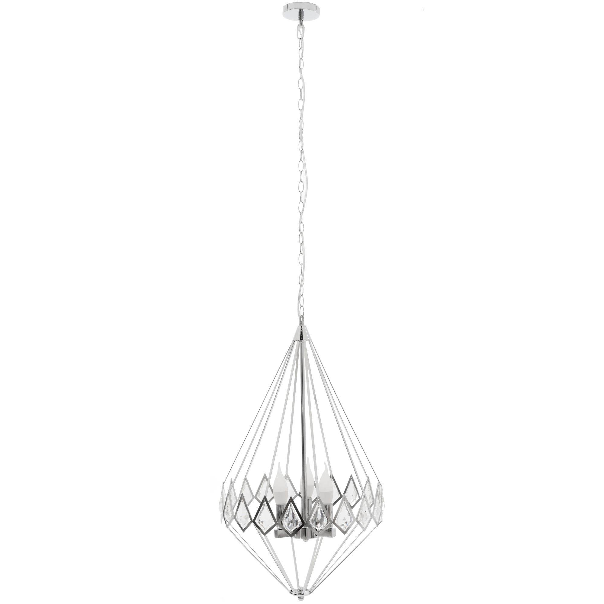 Toolight Diamantová křišťálová závěsná lampa APP767-3CP - Obrázek 2