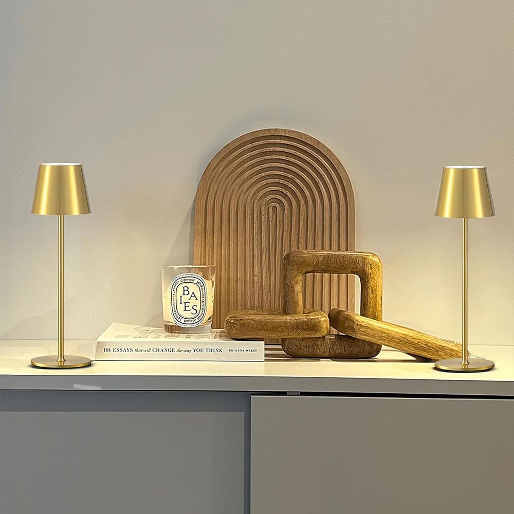 Toolight Dotyková nabíjecí noční lampička APP1364-T GOLD - Obrázek 2