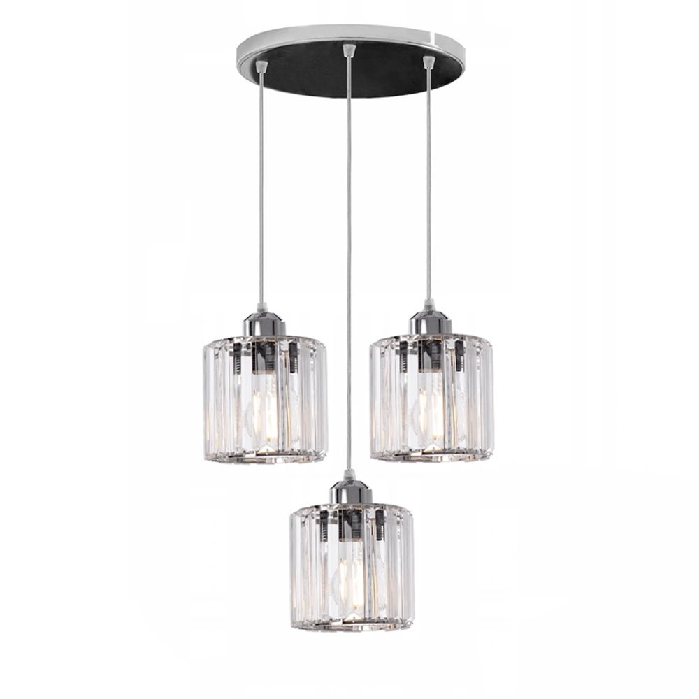 Toolight Elegantní stropní svítidlo APP210-3CPR CRYSTAL SILVER 3 - Obrázek 2