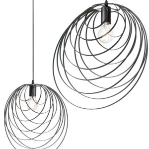 Toolight Geometrická stropní lampa černá APP426-1CP