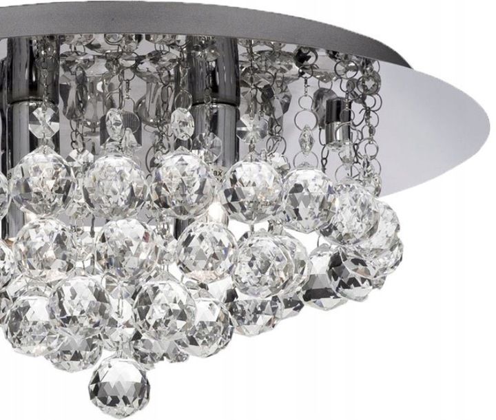 Toolight Křišťálová stropní lampa Plafon Glamour 392179 - Obrázek 2
