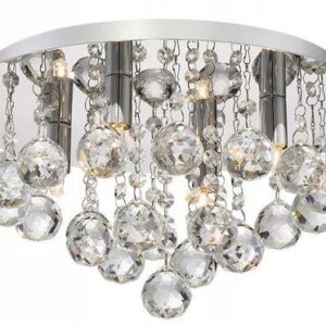 Toolight Křišťálová stropní lampa Plafon Lustr Glamour APP403-C