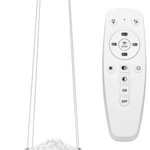 Toolight Křišťálová závěsná lampa s dálkovým ovládáním APP774-1CP
