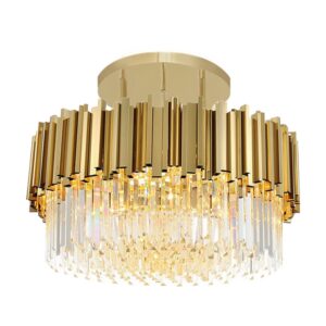 Toolight Křišťálové stropní svítidlo APP1100-4CP Gold