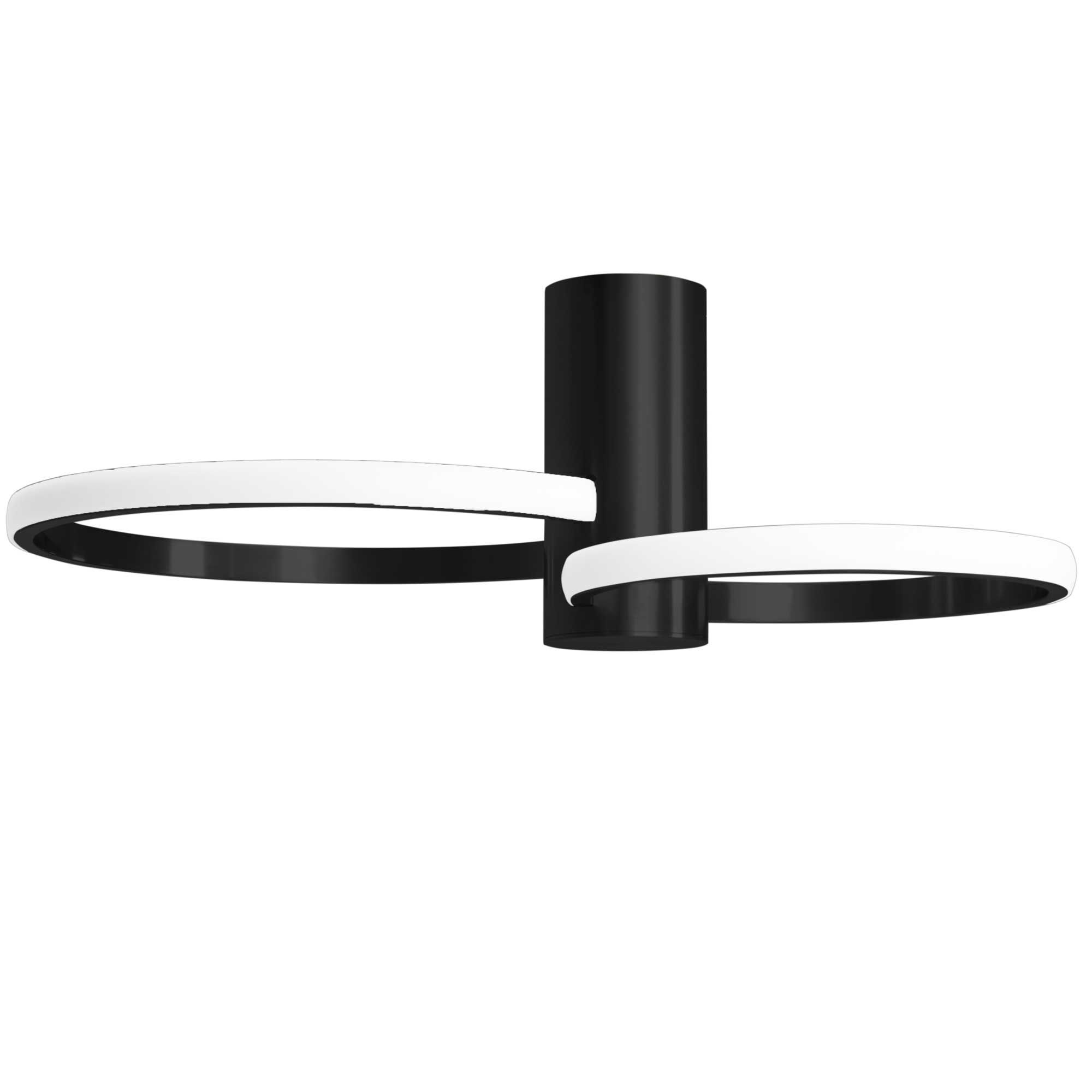 Toolight Křišťálové stropní svítidlo APP1401-CW Black