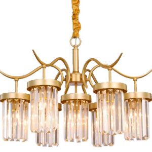 Toolight Křišťálové závěsné stropní osvětlení Crystal 1 APP768-7CP