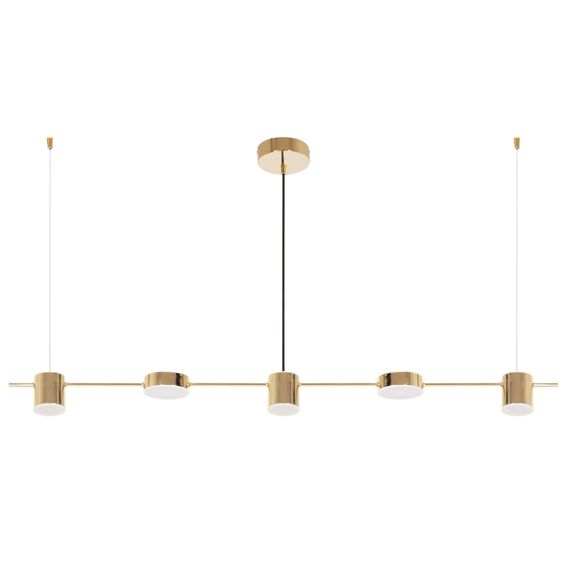 Toolight LED závěsné stropní svítidlo APP929-5CP zlaté