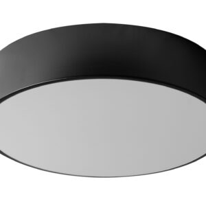 Toolight Lampa Plafon 40cm Strop Kulatý Černá APP642-3c