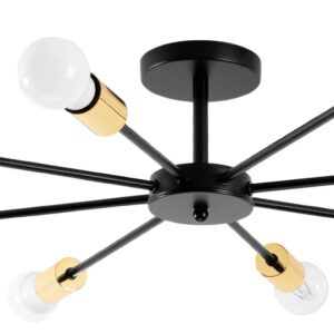 Toolight Lampa Spider 8 APP 502-8C Černá