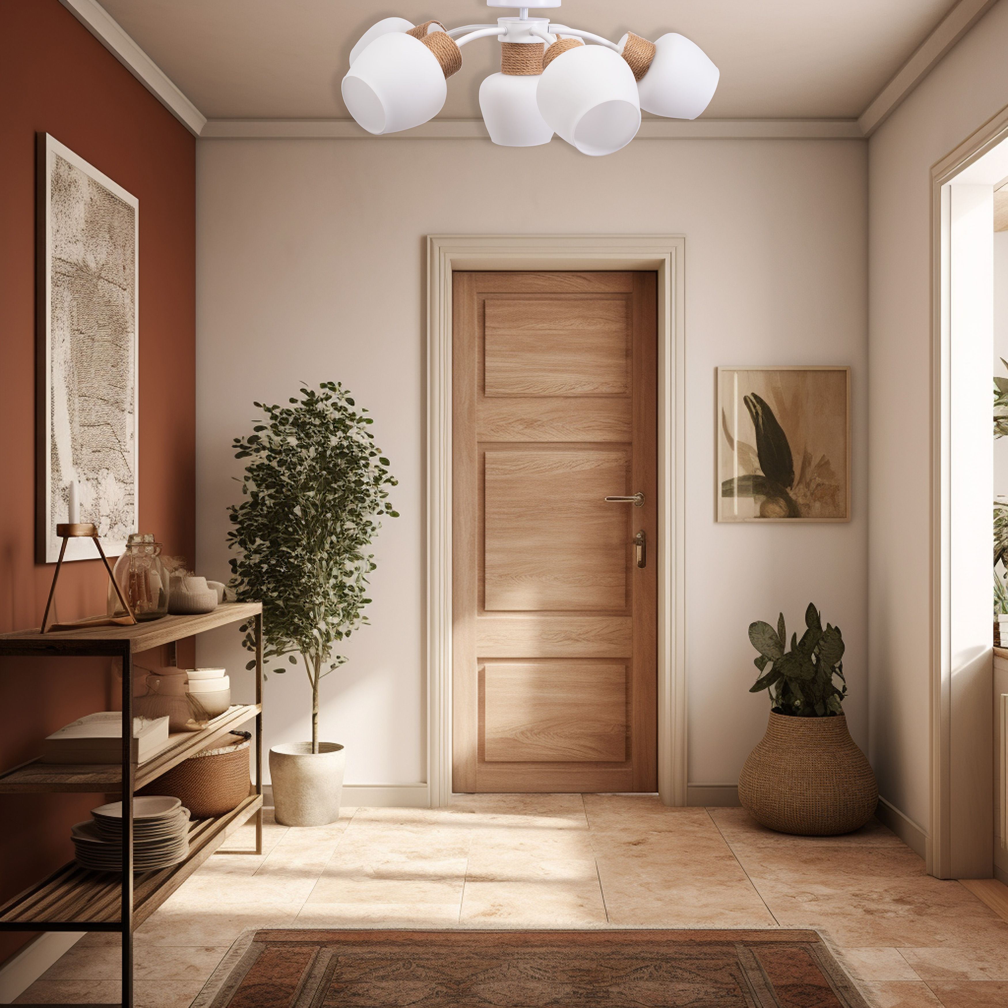 Toolight Moderní BOHO stropní osvětlení APP1590-6CP - Obrázek 2